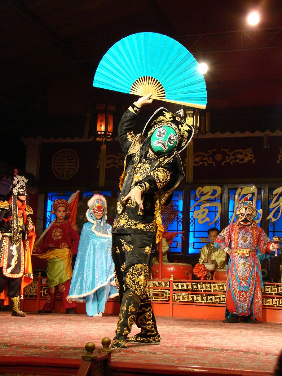 chinese opera, chengdu, sichuan, culture, performance, show
