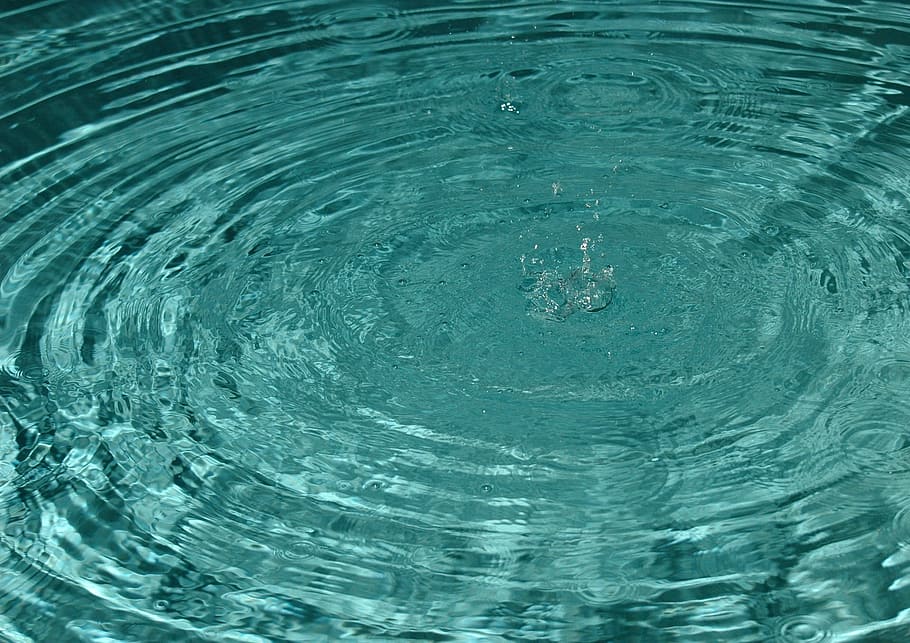 photography of body of water, rain drops, raindrops, water drops HD wallpaper