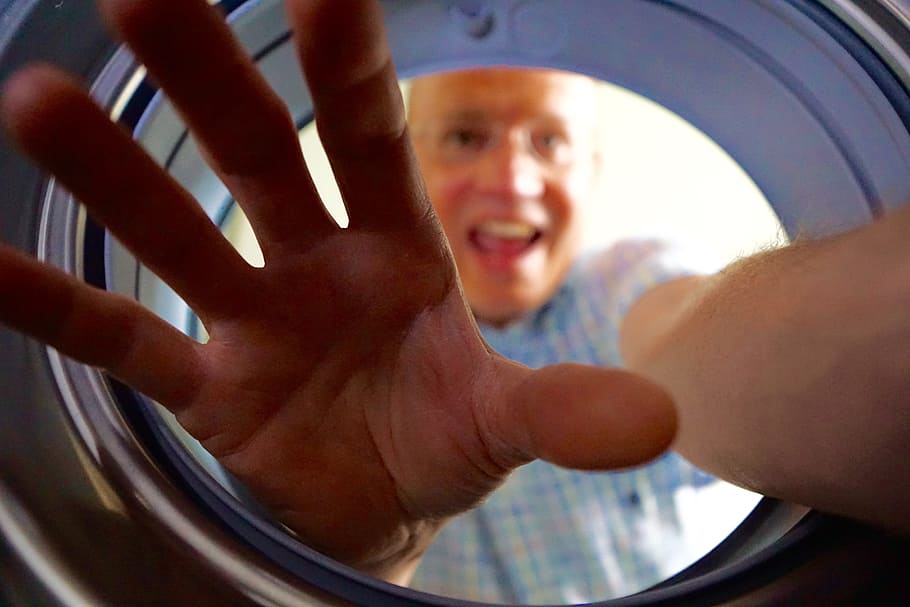 man opening his mouth, human, face, mimic, surprise, joy, access HD wallpaper
