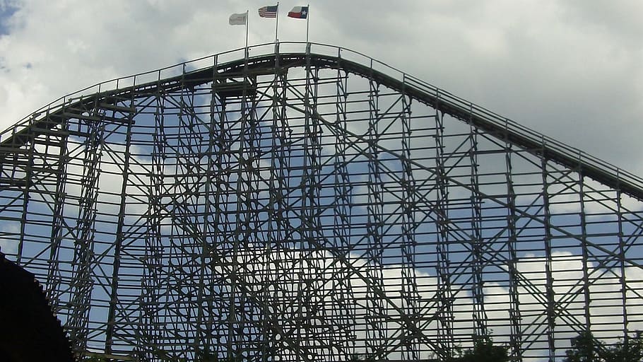 rollercoaster, attraction, ride, amusement, entertainment, carnival HD wallpaper