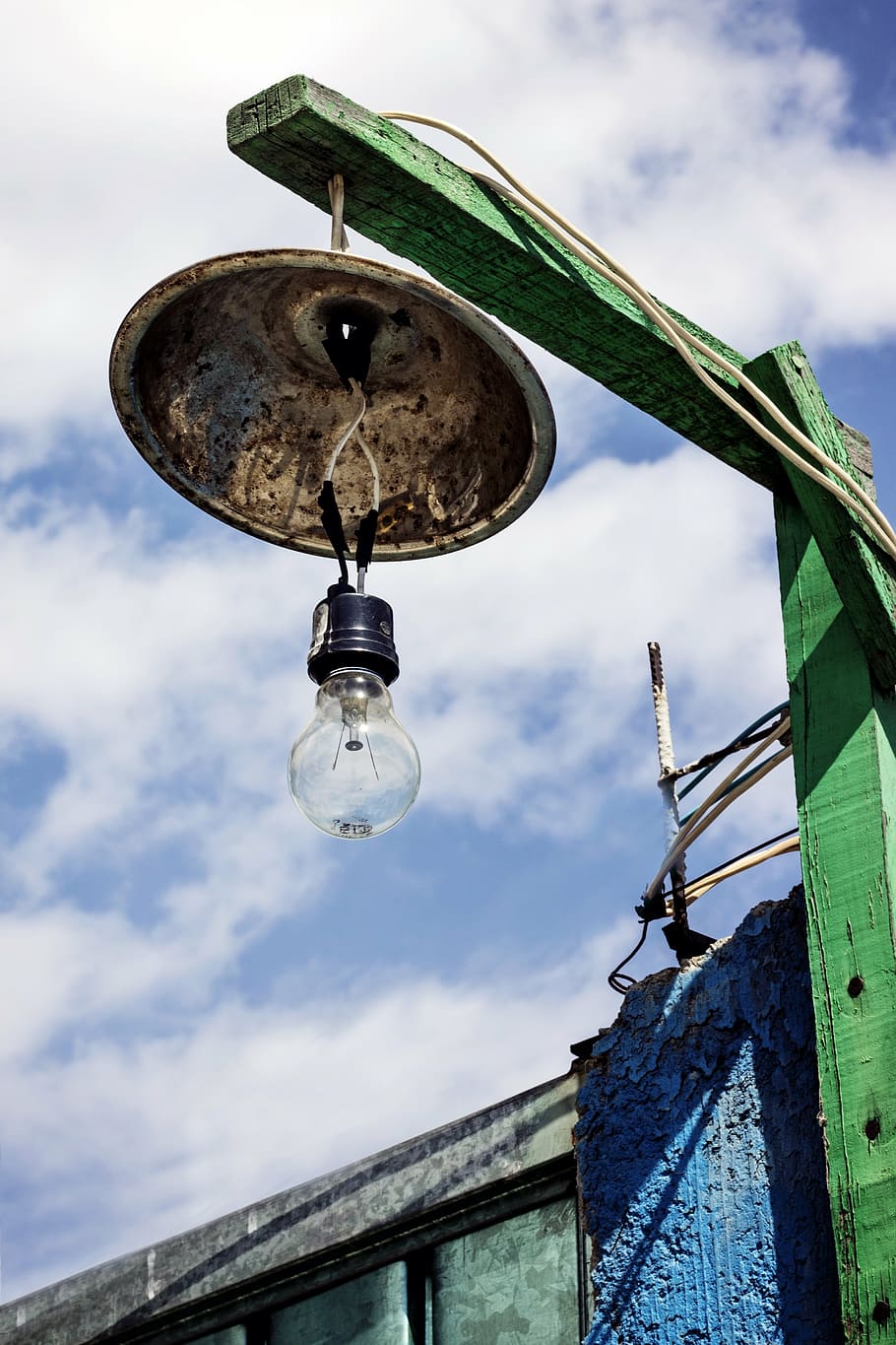 lightbulb, decoration, design, lamp, retro, electric, vintage HD wallpaper