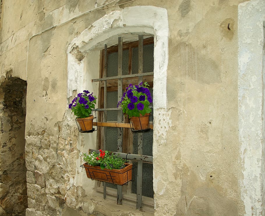 window, bars, old house, built structure, architecture, building exterior HD wallpaper
