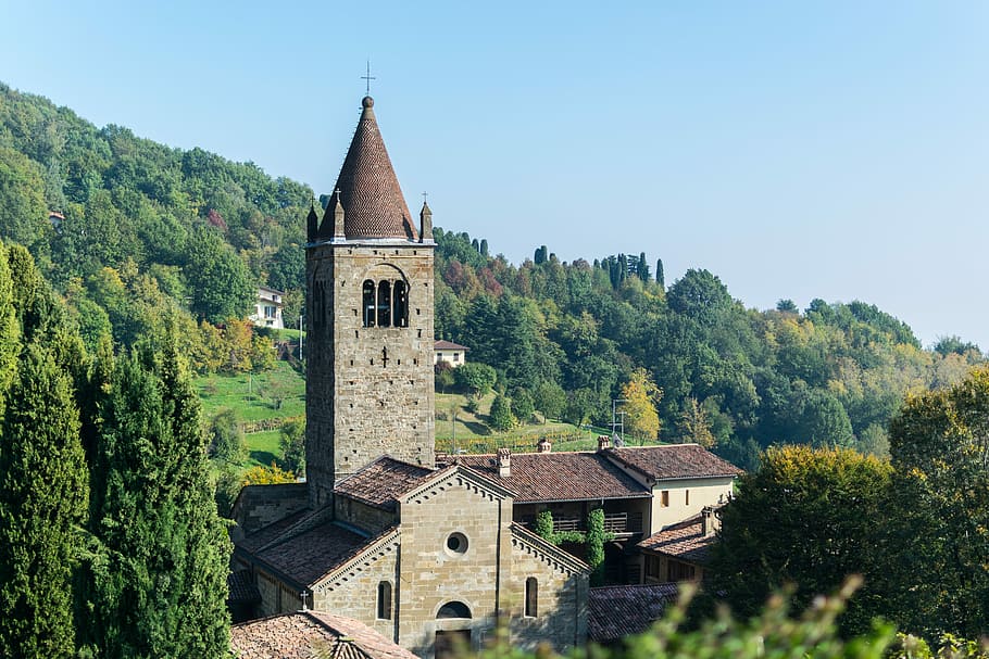 architecture, old, travel, torre, trees, landscape, outdoors