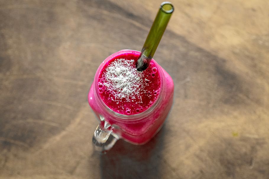 Fresh and healthy smoothie, drink, pink, summer, cocktail, fruit