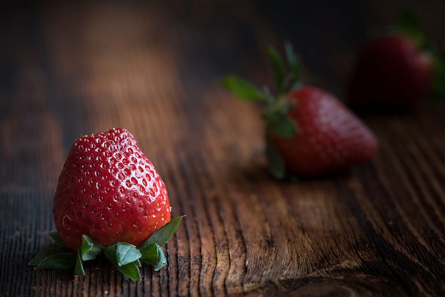 strawberry, red, soft fruit, delicious, sweet, food, eat, bless you, HD wallpaper