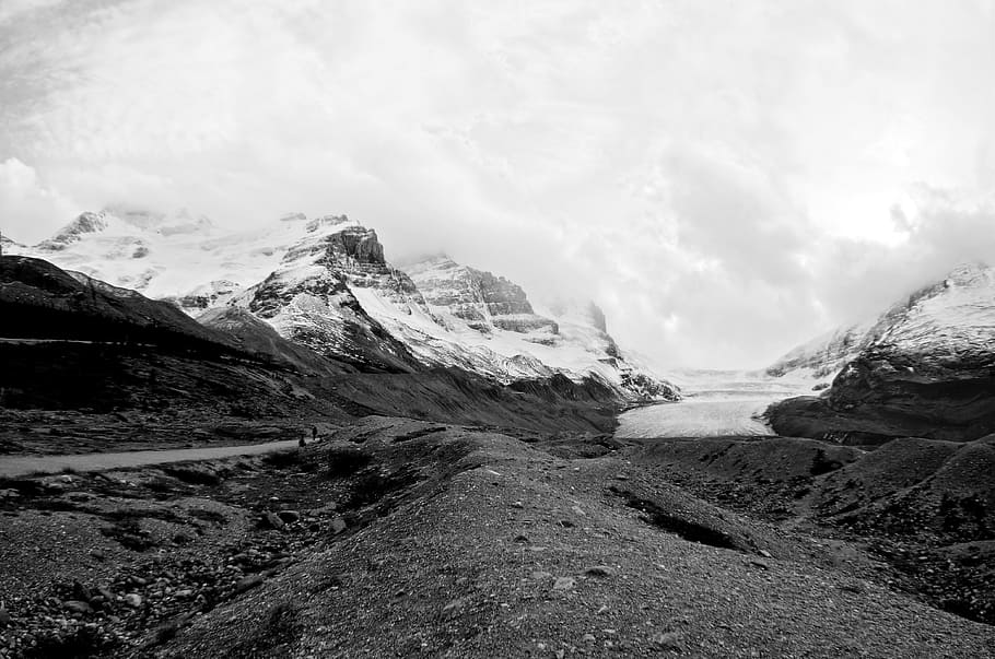 background, the scenery, snow, scenics - nature, cloud - sky HD wallpaper