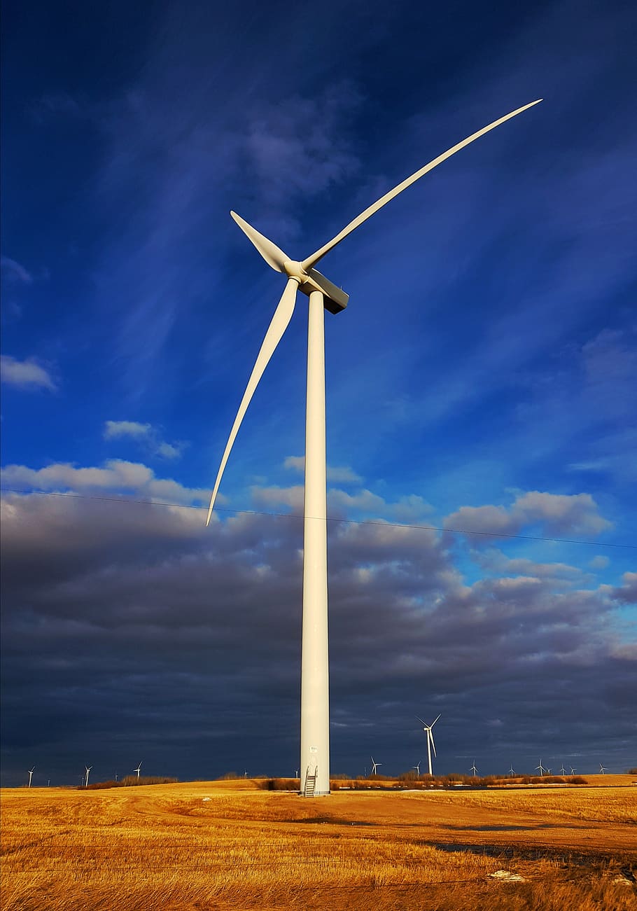 turbine, electricity, windmill, generator, efficiency, alternative energy HD wallpaper