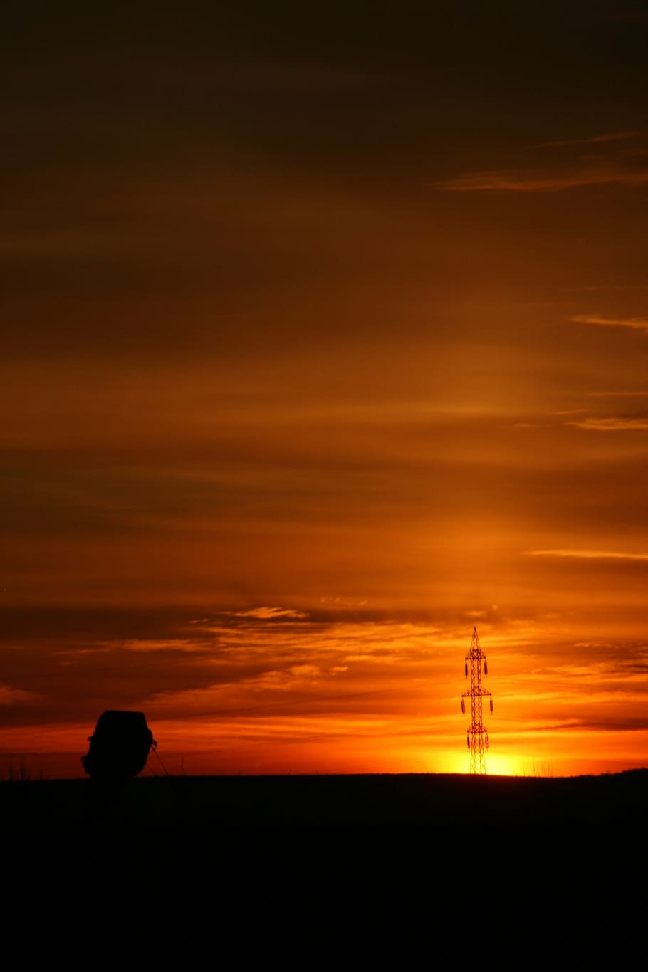 east, sun, sky, cloud, red, sunset, silhouette, cloud - sky HD wallpaper