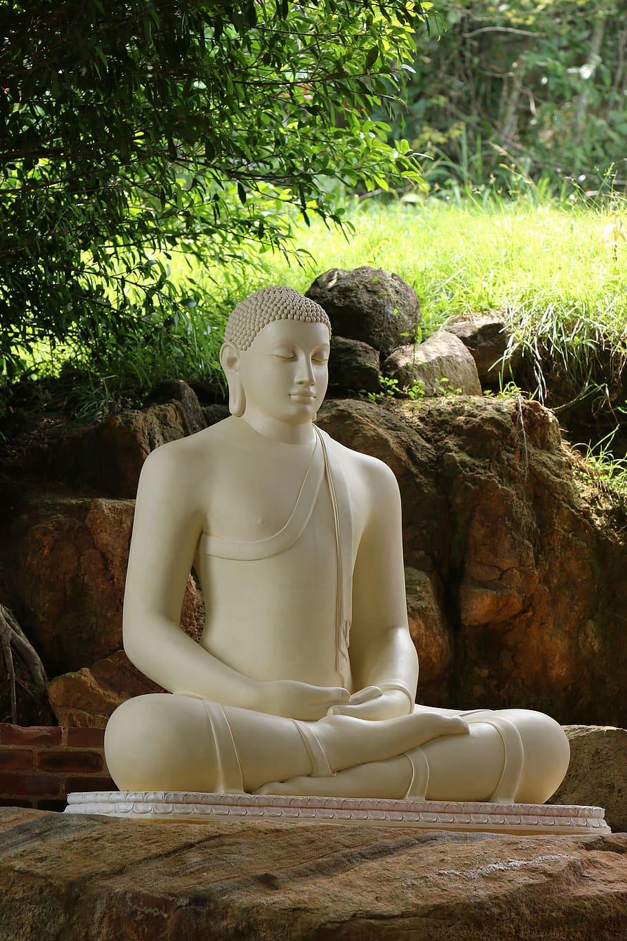 meditation, buddha, statue