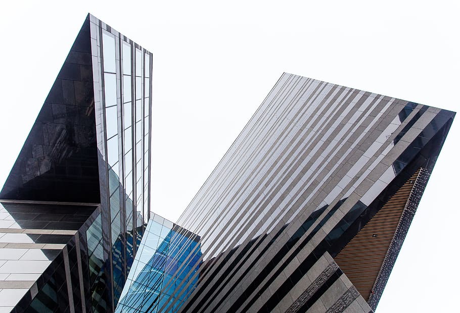 architecture, building, infrastructure, glass, skyscraper, built structure HD wallpaper