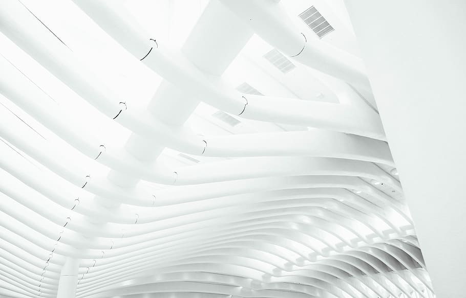 worm's eyeview of architectural photography, untitled, building HD wallpaper