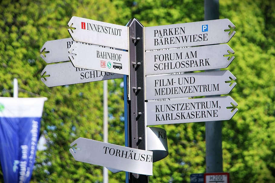 road signage, shield, navigation, directory, direction, navigate HD wallpaper