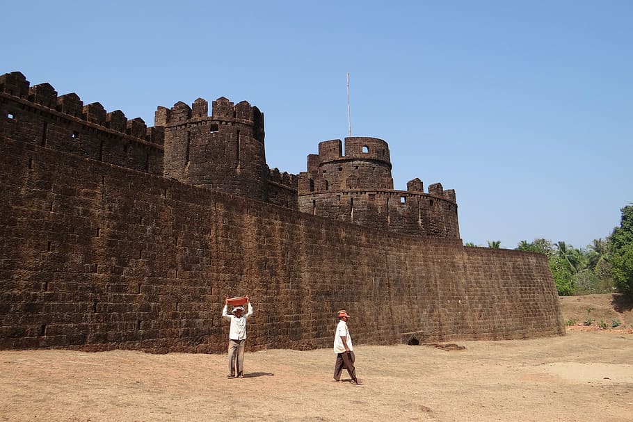mirjan fort, uttar kannada, india, landmark, culture, ruins, HD wallpaper
