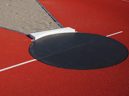 shock ring, shock-circle, shot put, field, mark, lines, athletics HD wallpaper