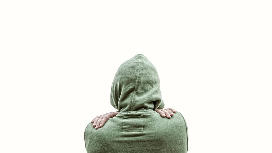 person wearing green hoodie, man, cool, human, male, hiphop, head, HD wallpaper