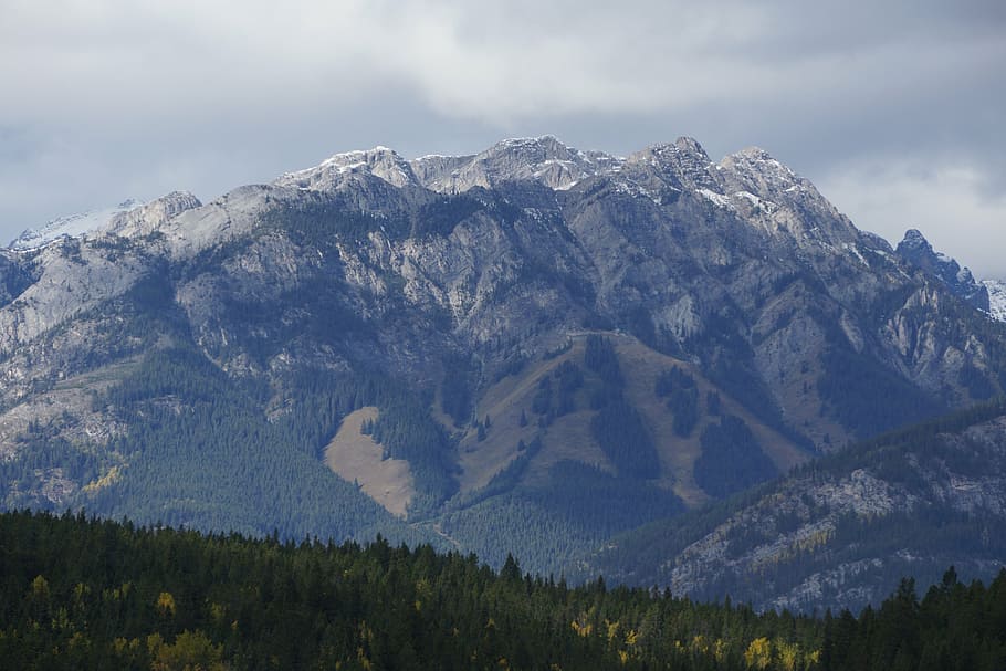 mountain, canada, banff, landscape, nature, alberta, vacation HD wallpaper