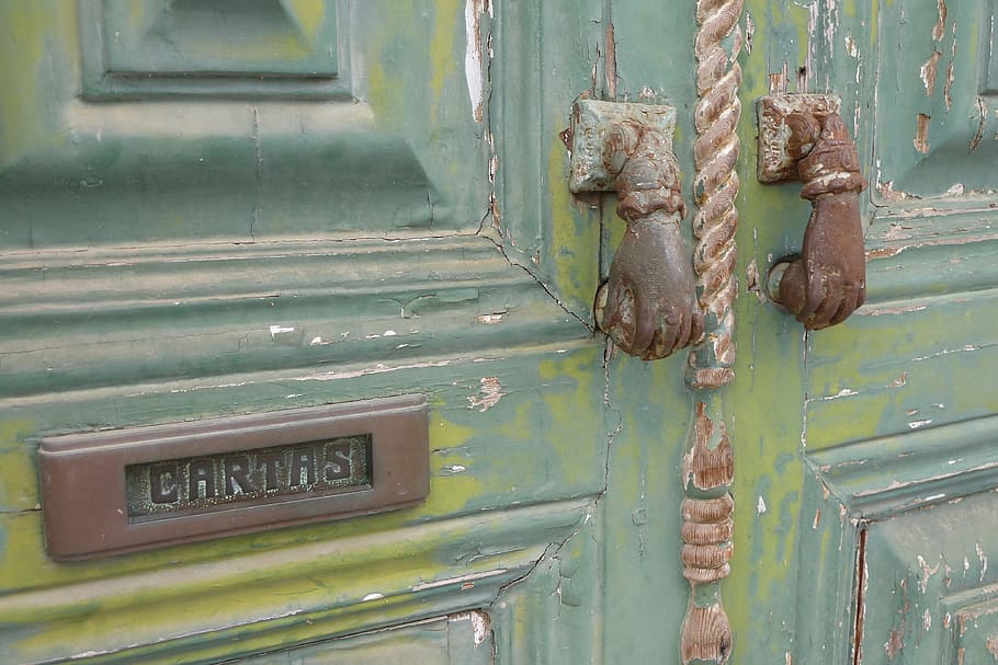 door, house, decoration, retro, metal, no people, rusty, day HD wallpaper
