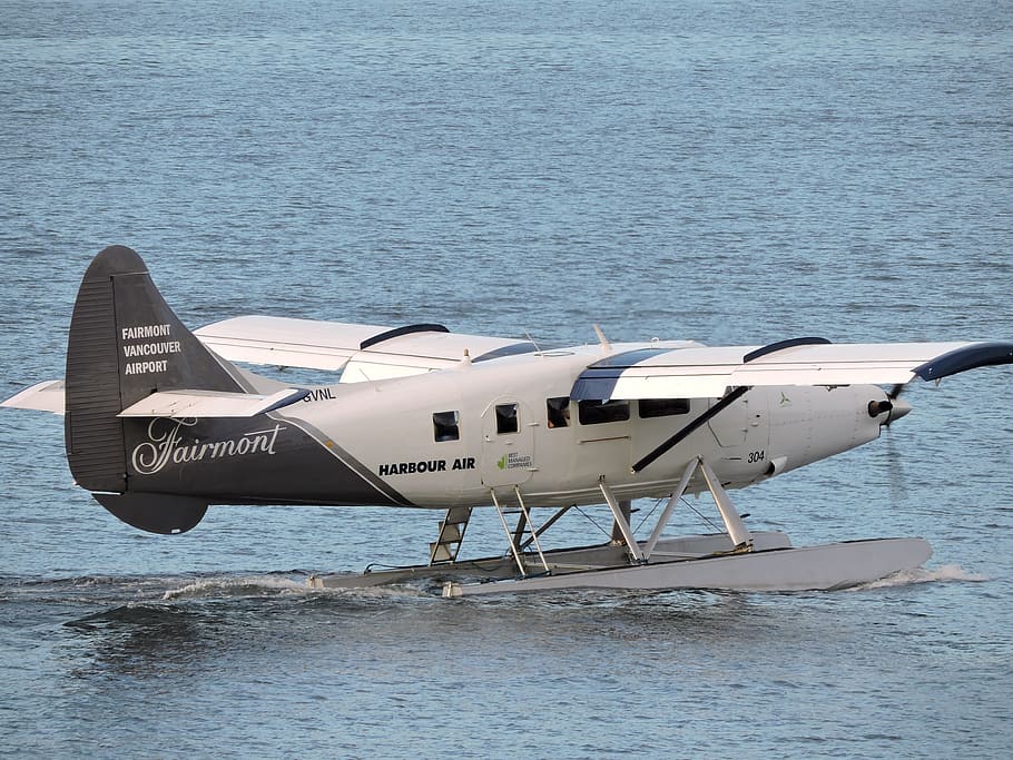 Vancouver, Plane, Airplane, Canada, aircraft, water, british HD wallpaper