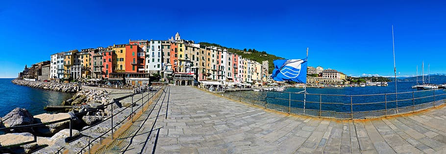 panorama, architecture, panoramic image, sky, building exterior HD wallpaper