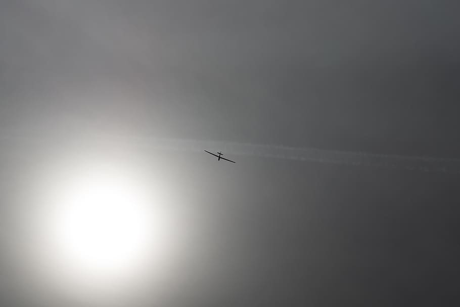 glider, gliding, dom, air, flying, float, take off, sky, covered HD wallpaper