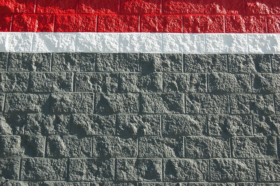 painted block wall, texture, background, surface, backdrop HD wallpaper