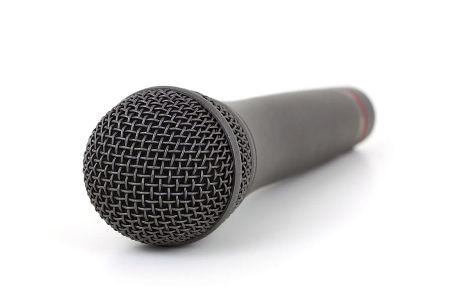 technology, blur, windscreen, device, close-up, focus, mic, microphone HD wallpaper