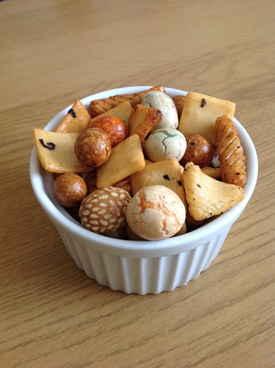 japanese, rice crackers, snack, food, food and drink, freshness HD wallpaper