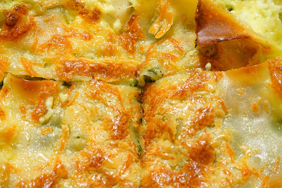 scalloped, cheese, casserole, broccoli casserole, eat, food, HD wallpaper