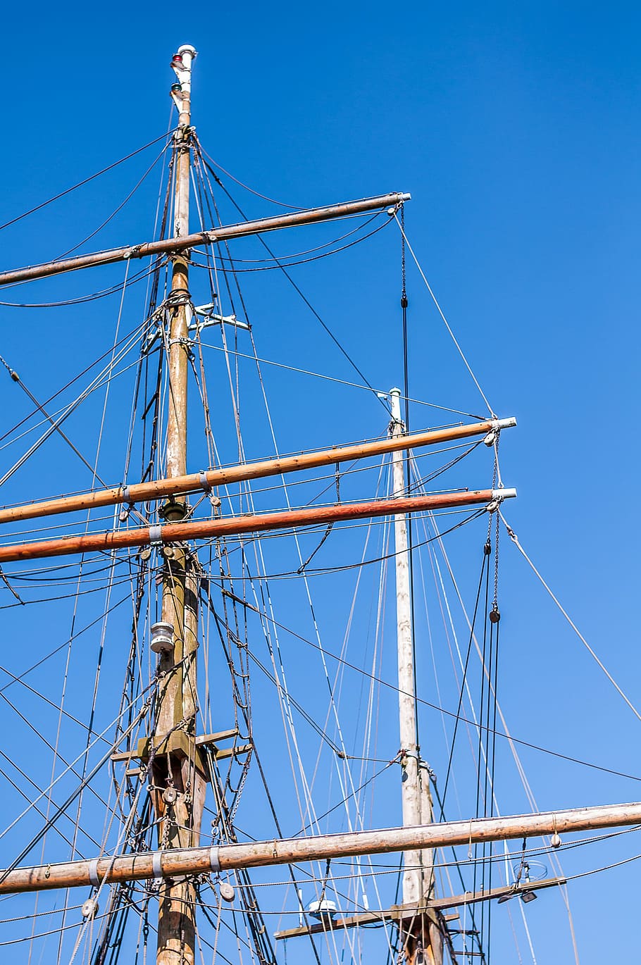 Sailing Vessel, Mast, Sailing Boat, Boot, masts, port, boat mast HD wallpaper