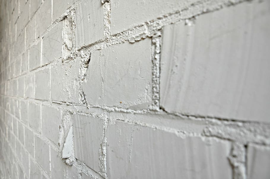 white concrete wall, brick, brick wall, stone, building, house HD wallpaper