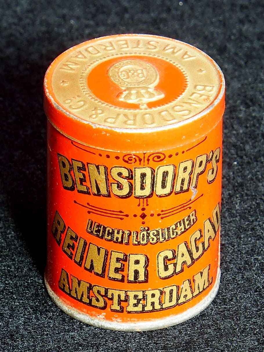bensdorps, cacao, box, tin, package, old, retro, vintage, food HD wallpaper