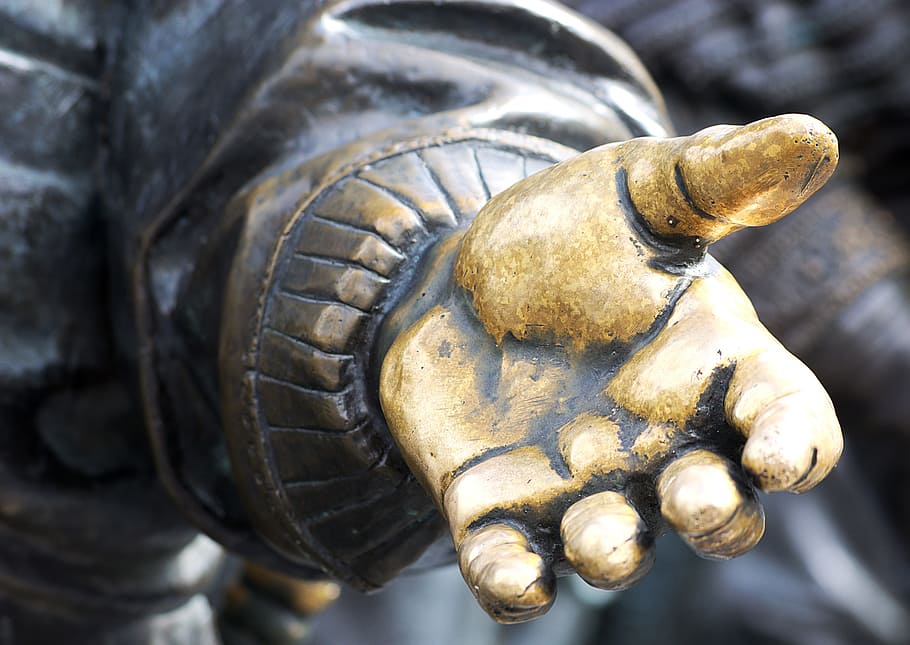 hand, statue, culture, old, open hand, left, fingers, reaching out HD wallpaper