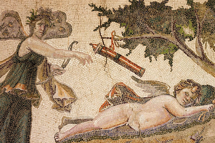 Mosaic, Museum, Historical Works, on, hatay museum, arts And Entertainment, HD wallpaper