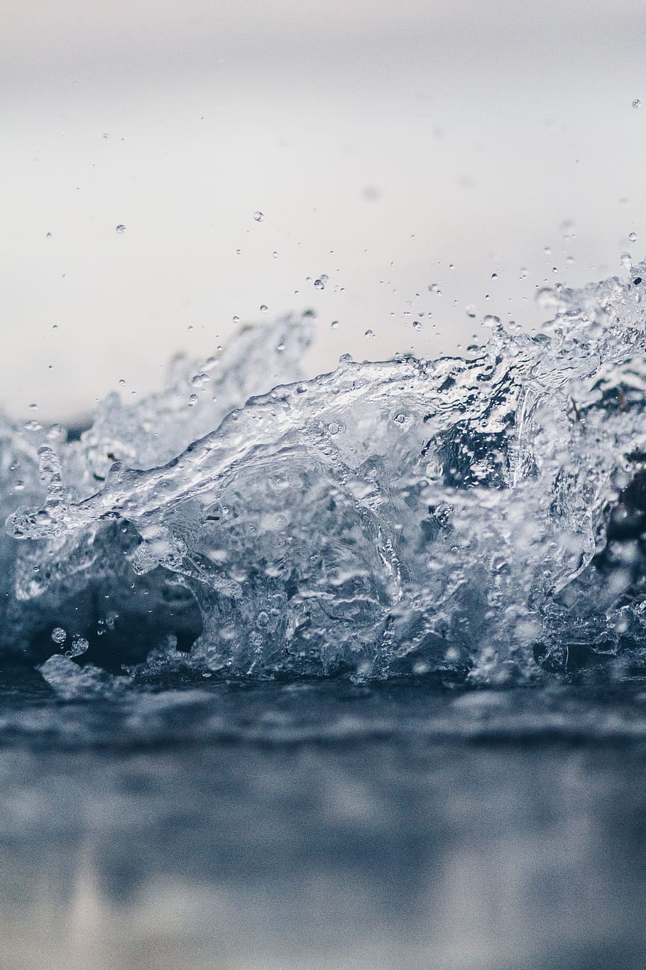 shallow focus photography of water, Splash 2, drop, motion, sea HD wallpaper