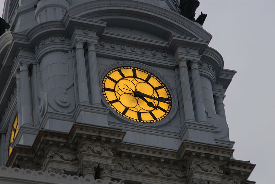 clock, clock tower, clock face, time, outdoor, landmark, architecture HD wallpaper