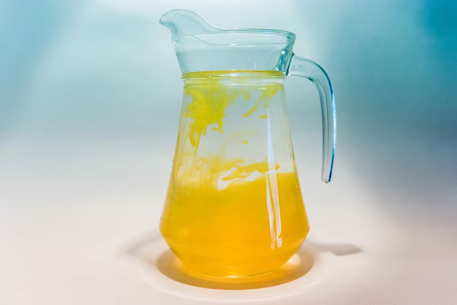 Pitcher, Color, Glass, yellow, food and drink, healthy eating HD wallpaper