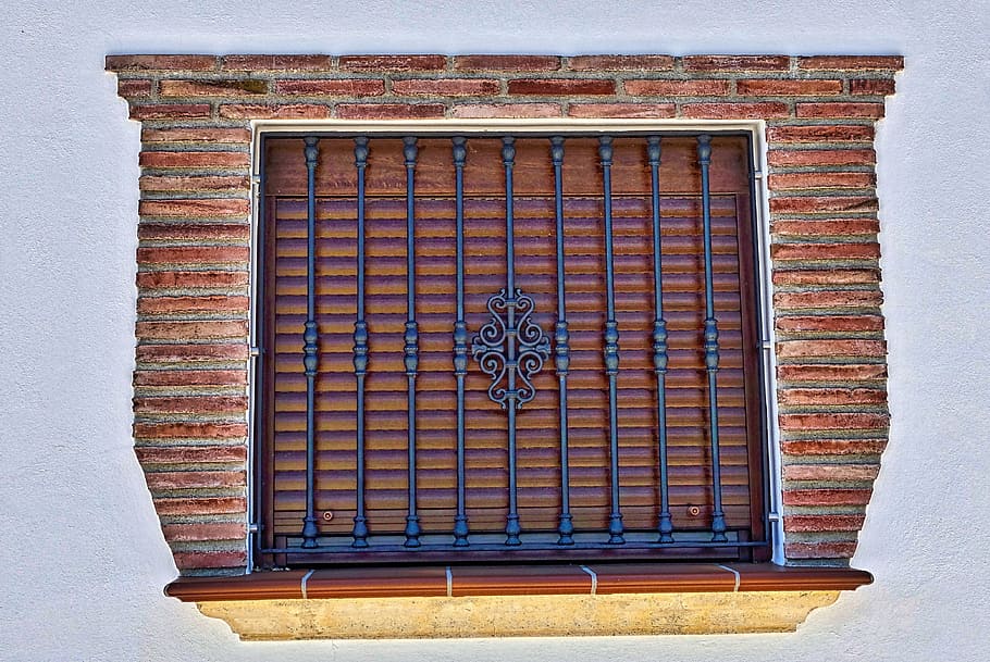 window, bars, decoration, outline, design, architecture, built structure HD wallpaper