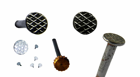 gray nail lot, Nails, Hammer, Tool, Pin, bulletin board, wood HD wallpaper