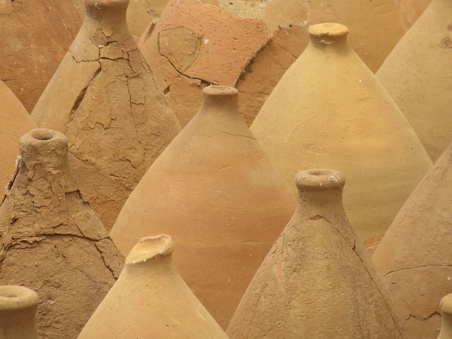Pot, Pottery, Ceramic, Clay, Brown, traditional, jar, handmade HD wallpaper
