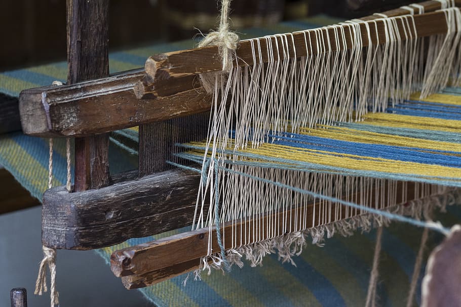 loom, weaving, middle ages, schering, weft, weavers, twente