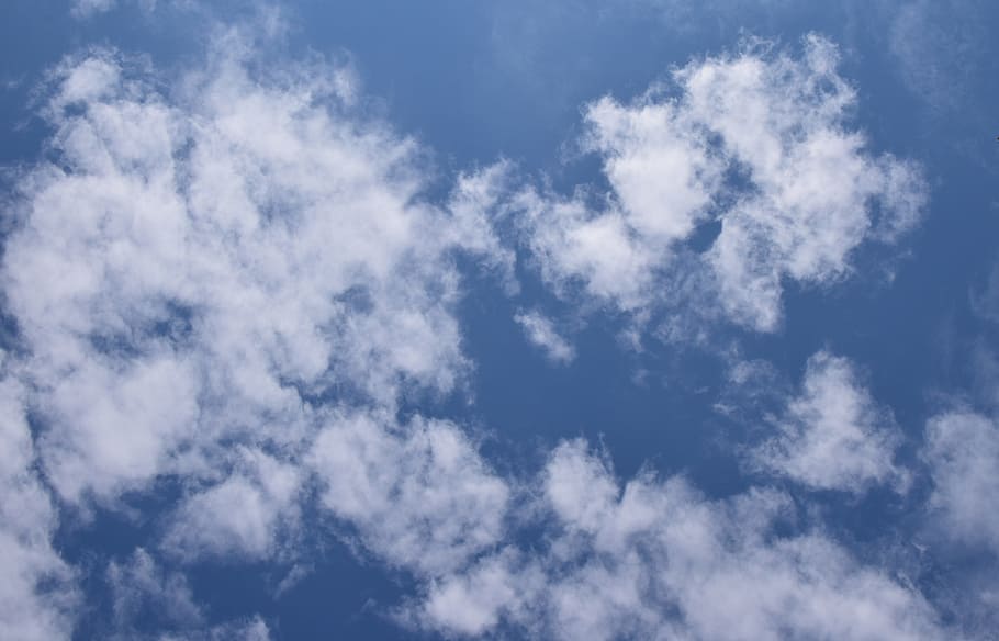 fanciful clouds, cloudscape, skyscape, nature, weather, bright HD wallpaper