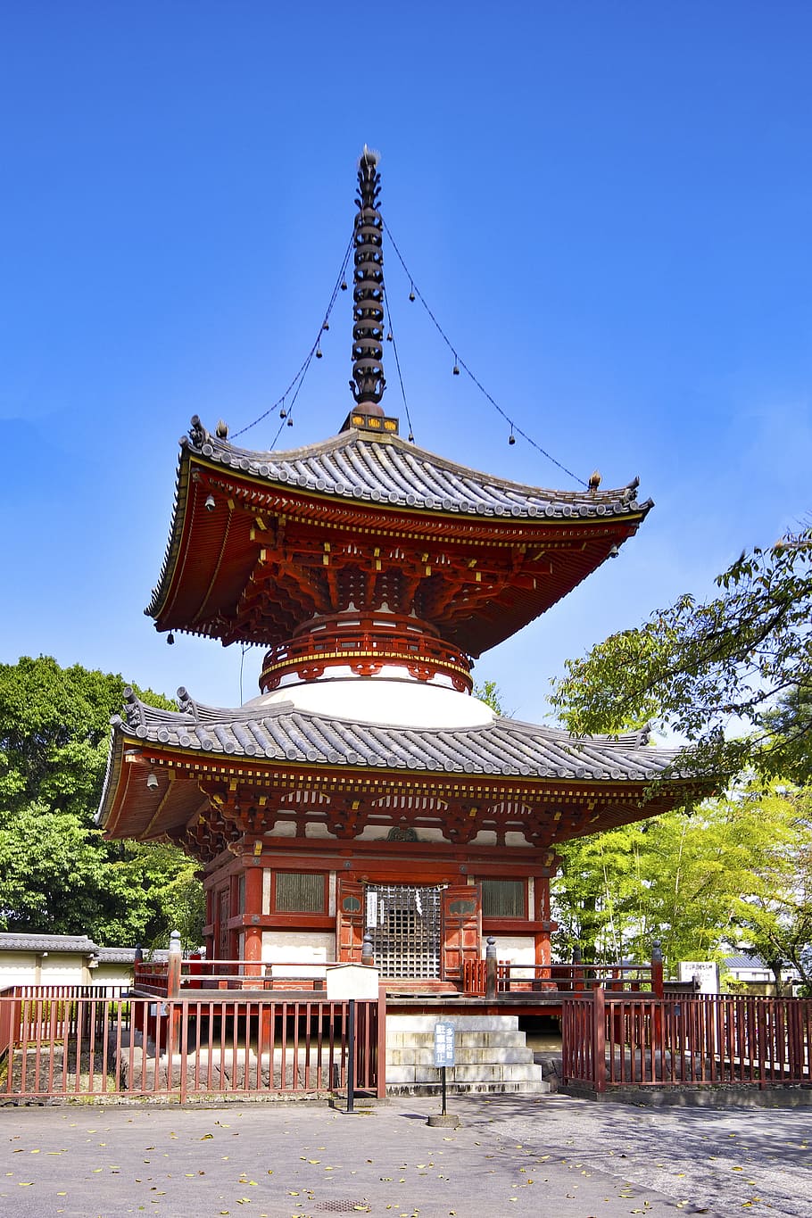 Japan, Saitama Prefecture, kawagoe, pagoda, temple, kita, blue sky, HD wallpaper