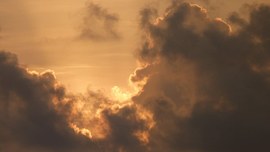 sunrise, skies, sky, clouds, drama, cloud - sky, cloudscape HD wallpaper
