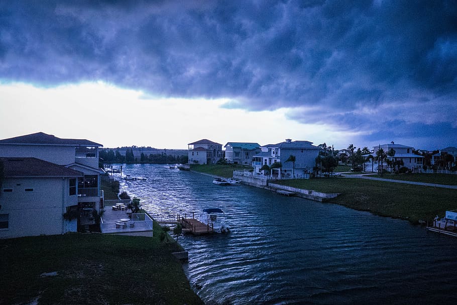 storm, florida, clouds, nature, weather, landscape, beach, summer HD wallpaper