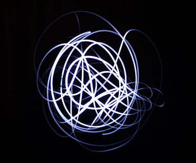 LED light abstract, scribble, painting, drawing, artistic, artwork HD wallpaper