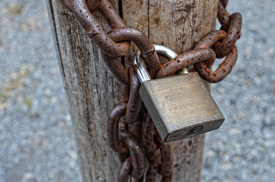 Lock, Chain, Metal, Security, Protection, safety, locked, closed HD wallpaper
