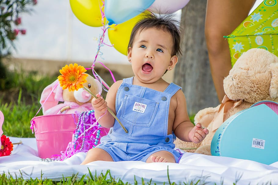 child, nice, fun, small, happiness, summer, love, nature, lawn HD wallpaper