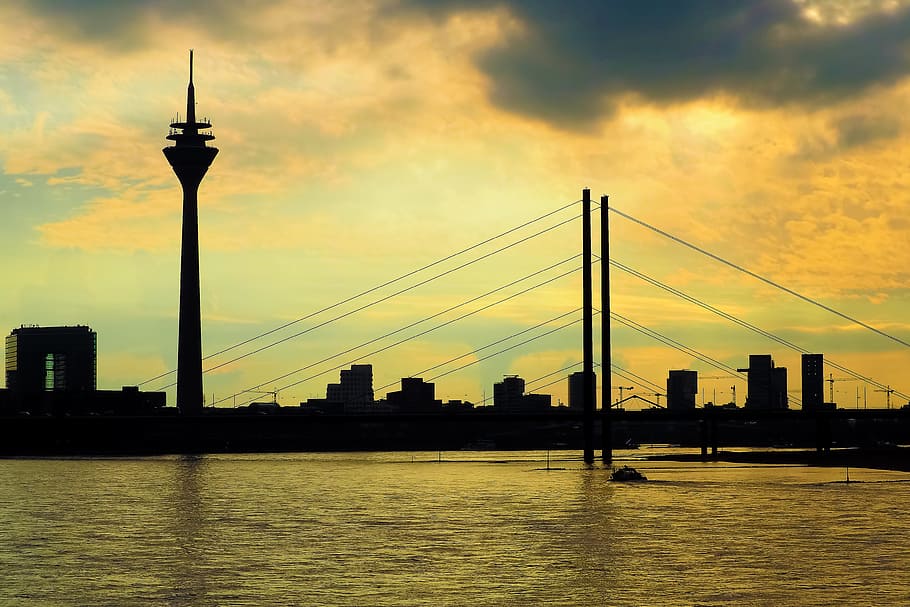 Evening Light, Skyline, Architecture, city view, building, sunlight HD wallpaper