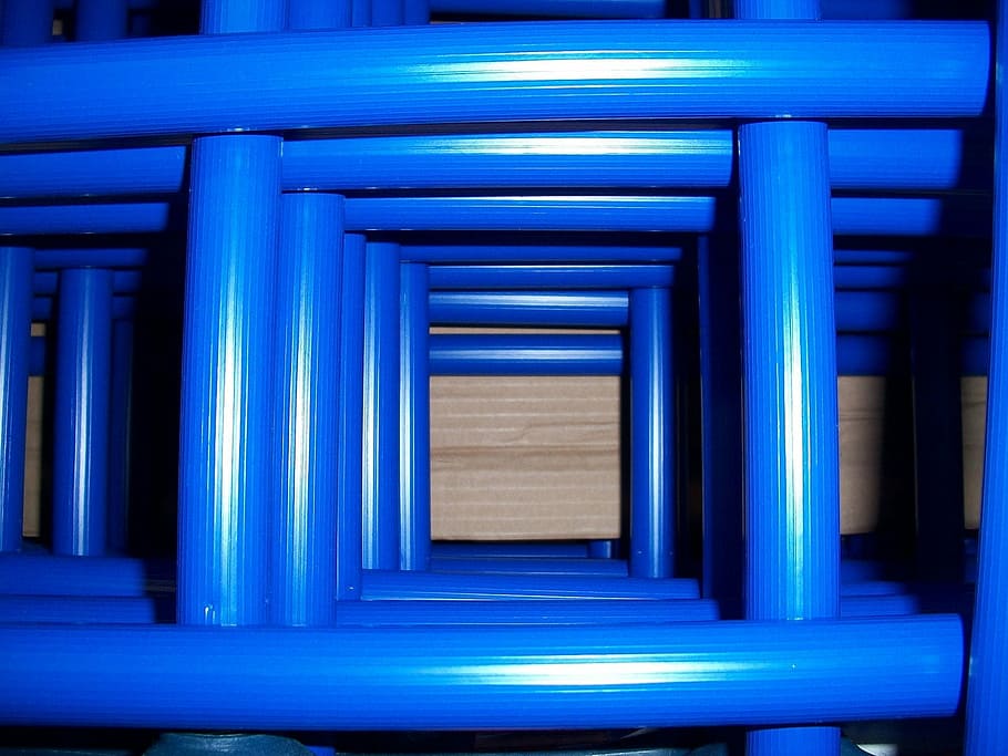bar, rod, blue, square, geometric, pattern, design, architecture HD wallpaper