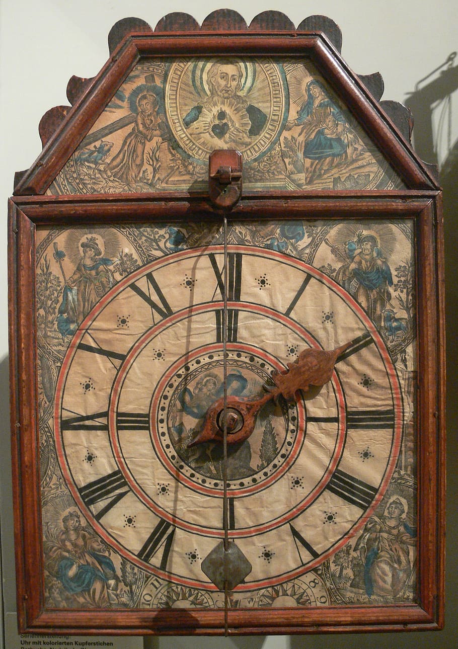 wall clock at 2:30 display, cuckoo clock, black forest, digits HD wallpaper